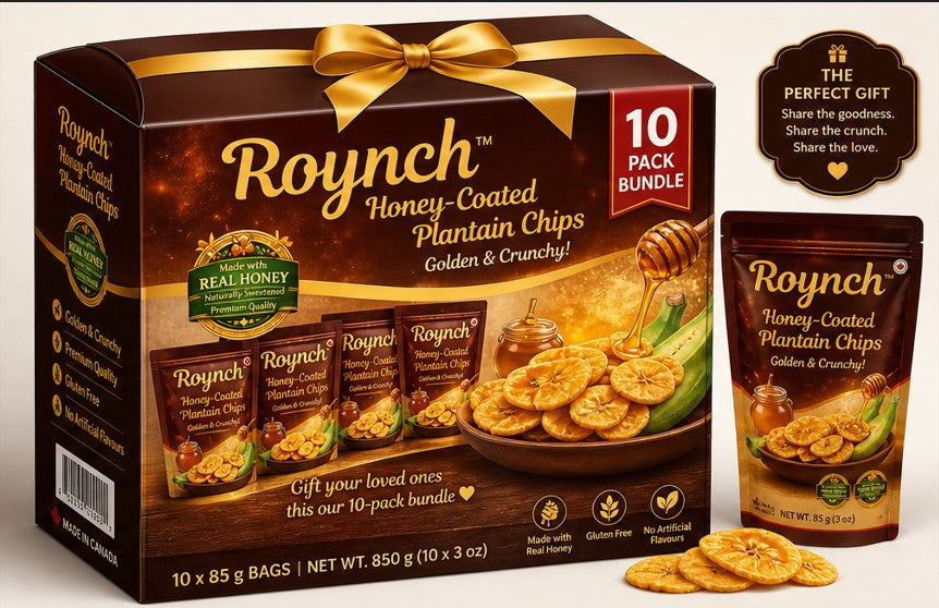 Honey-Coated Plantain Chips