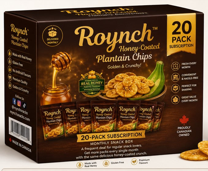 Honey-Coated Plantain Chips