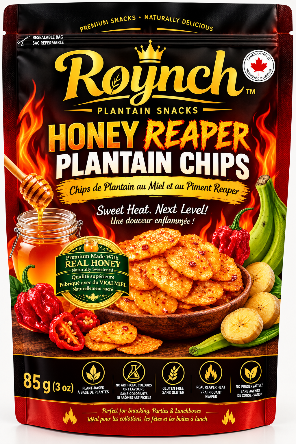 Honey Reaper Plantain Chips